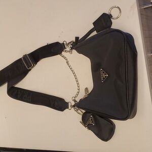 Prada re-edition crossbows nylon bag